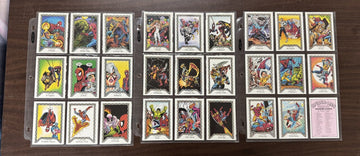 1990 Marvel Comic Images Spider-Man Team-Up Complete Card Set (45)