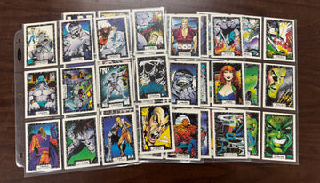 1991 Marvel Comic Images The Incredible Hulk Complete Card Set (90) NM