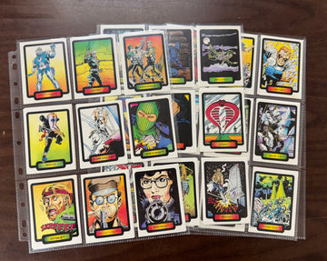1987 Hasbro Comic Images G.I.Joe Complete Card Set (55) NM