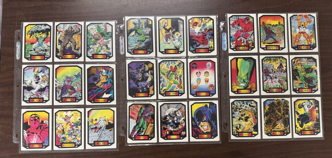 1987 Marvel Comic Images Colossal Conflicts Series 2 Complete Card Set (90) NM