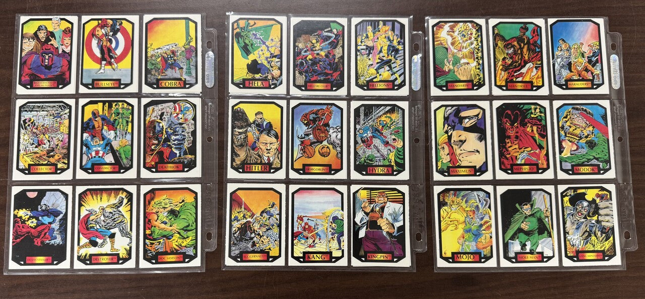 1987 Marvel Comic Images Colossal Conflicts Series 2 Complete Card Set (90) NM
