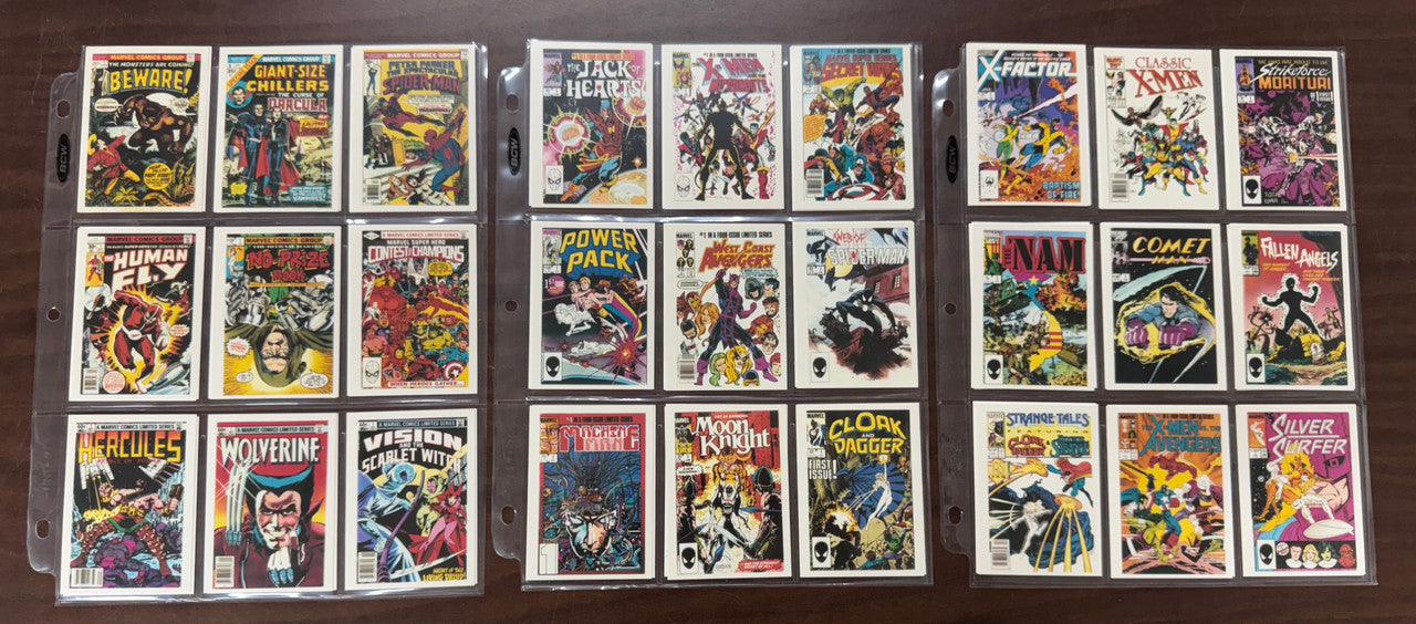 1991  Marvel Comic Images 1st Covers Series II Complete Card Set (100) NM