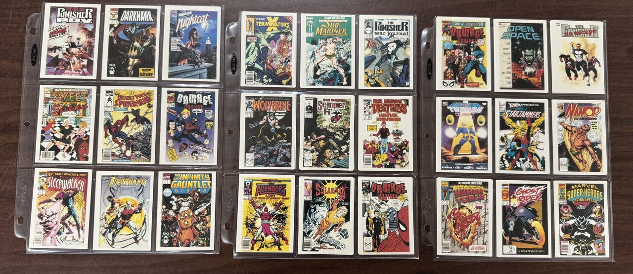 1991  Marvel Comic Images 1st Covers Series II Complete Card Set (100) NM
