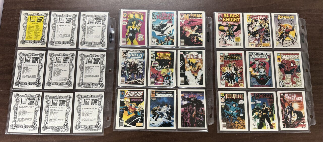 1991  Marvel Comic Images 1st Covers Series II Complete Card Set (100) NM