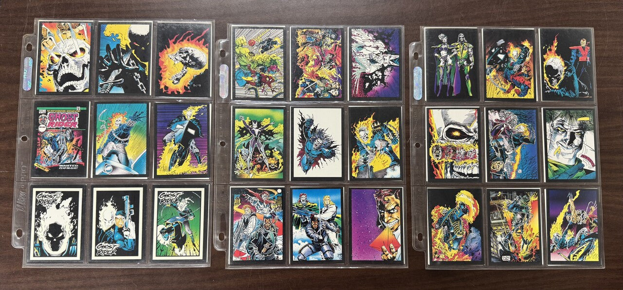 1992 Marvel Comic Images Ghost Rider II Complete Set (78) Plus G1-10 Inserts NM