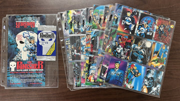 1992 Marvel The Punisher Guts and Gunpowder Complete Set (90) + Prism Inserts NM