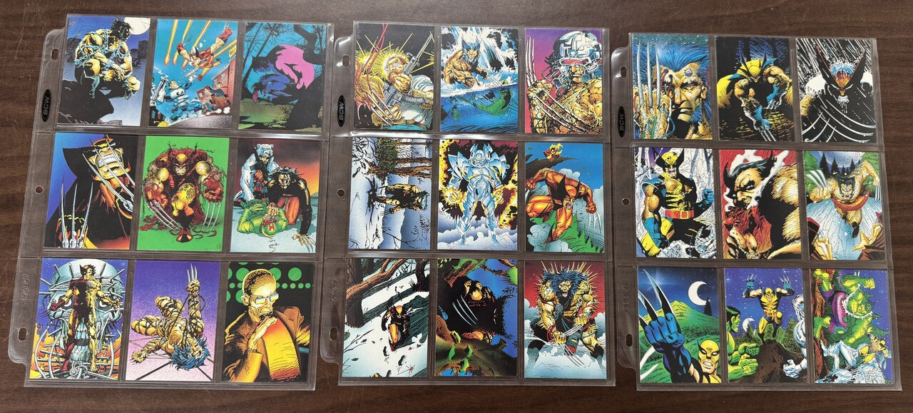 1992 Marvel Wolverine From Then 'Til Now Series II Complete Card Set (90) NM