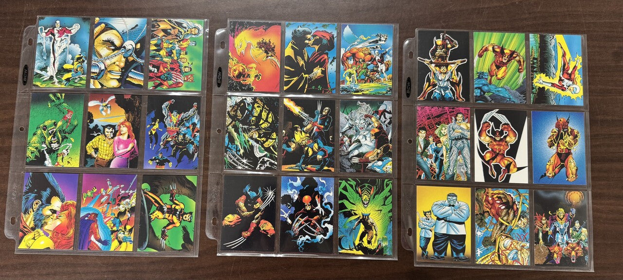 1992 Marvel Wolverine From Then 'Til Now Series II Complete Card Set (90) NM
