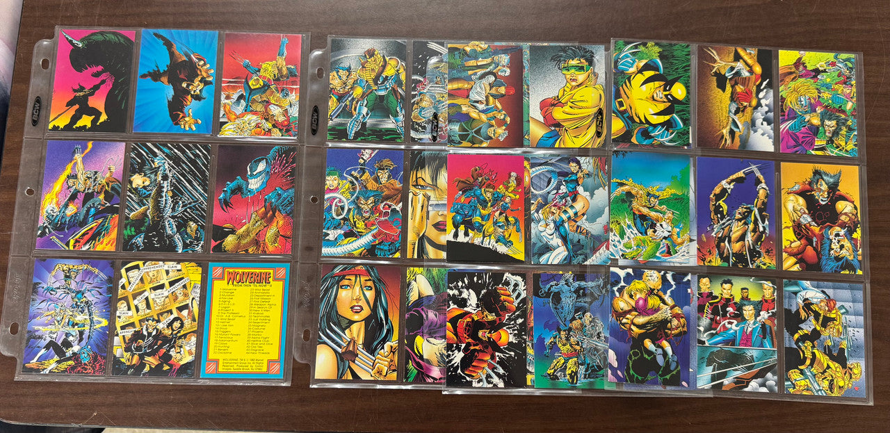 1992 Marvel Wolverine From Then 'Til Now Series II Complete Card Set (90) NM