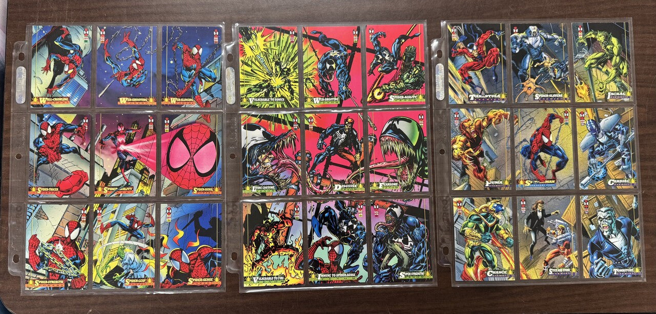1994 Fleer Marvel The Amazing Spider-Man Complete Set (150) NM