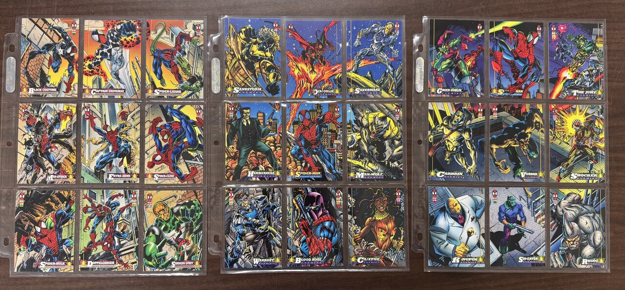 1994 Fleer Marvel The Amazing Spider-Man Complete Set (150) NM