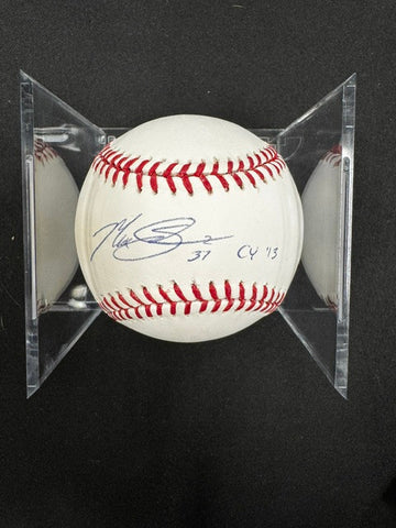 Max Scherzer Signed Autographed Rawlings OML Baseball Inscribed JSA