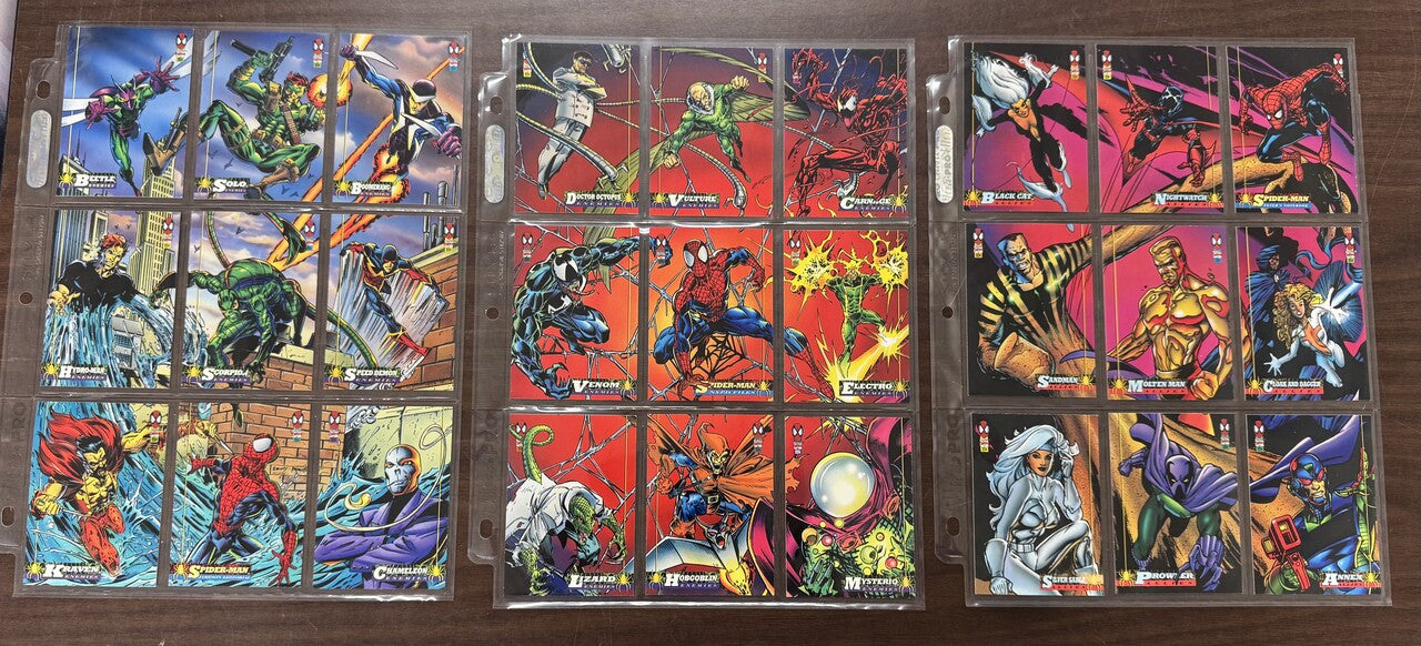 1994 Fleer Marvel The Amazing Spider-Man Complete Set (150) NM