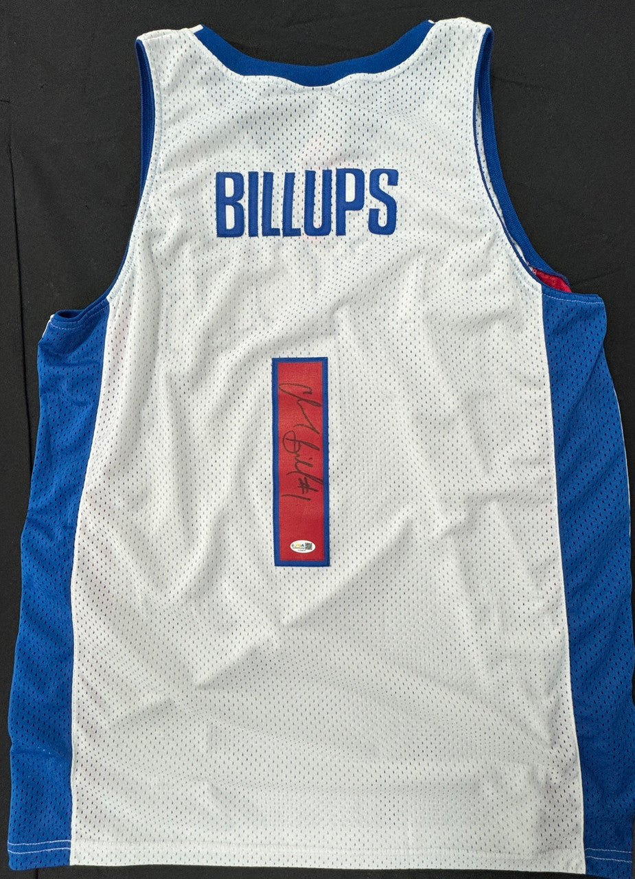 Chauncey Billups Signed Autographed Nike Detroit Pistons Jersey Sz XL JSA