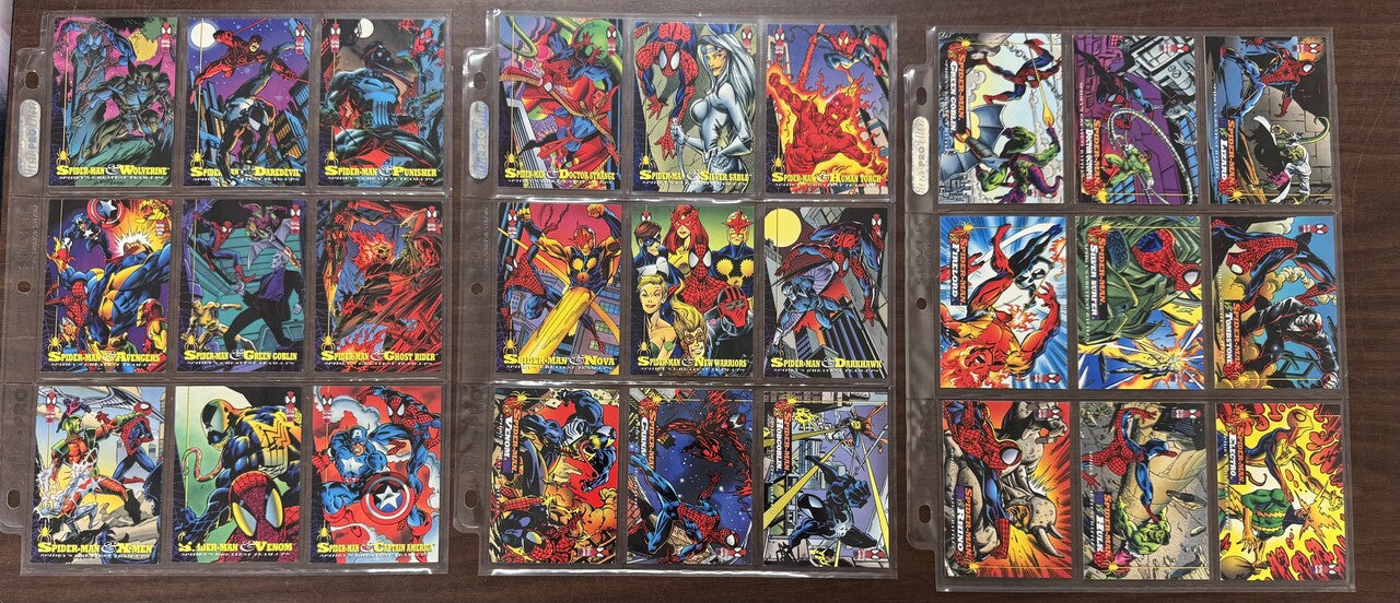 1994 Fleer Marvel The Amazing Spider-Man Complete Set (150) NM