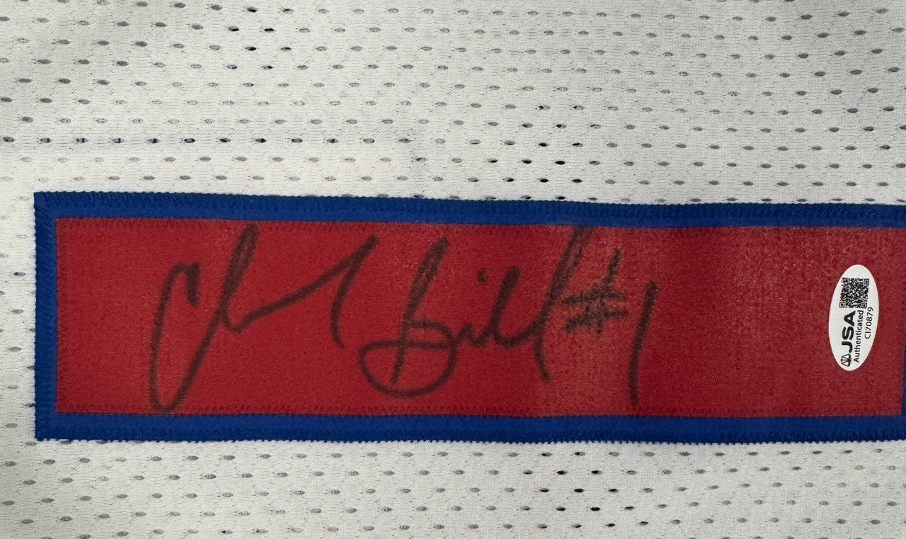 Chauncey Billups Signed Autographed Nike Detroit Pistons Jersey Sz XL JSA