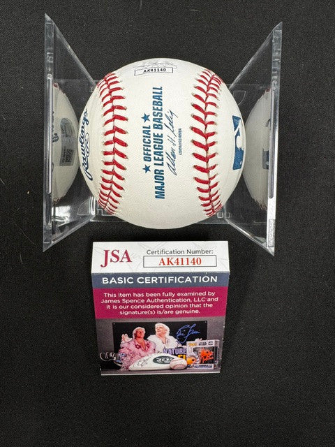 Max Scherzer Signed Autographed Rawlings OML Baseball Inscribed JSA