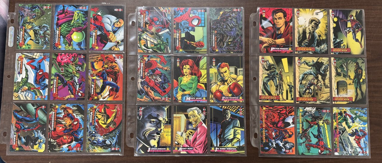 1994 Fleer Marvel The Amazing Spider-Man Complete Set (150) NM