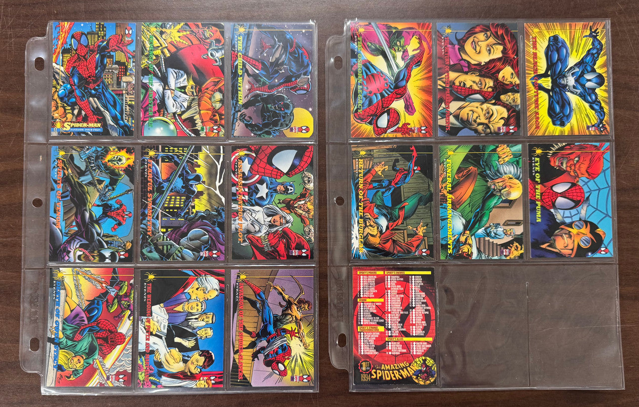 1994 Fleer Marvel The Amazing Spider-Man Complete Set (150) NM