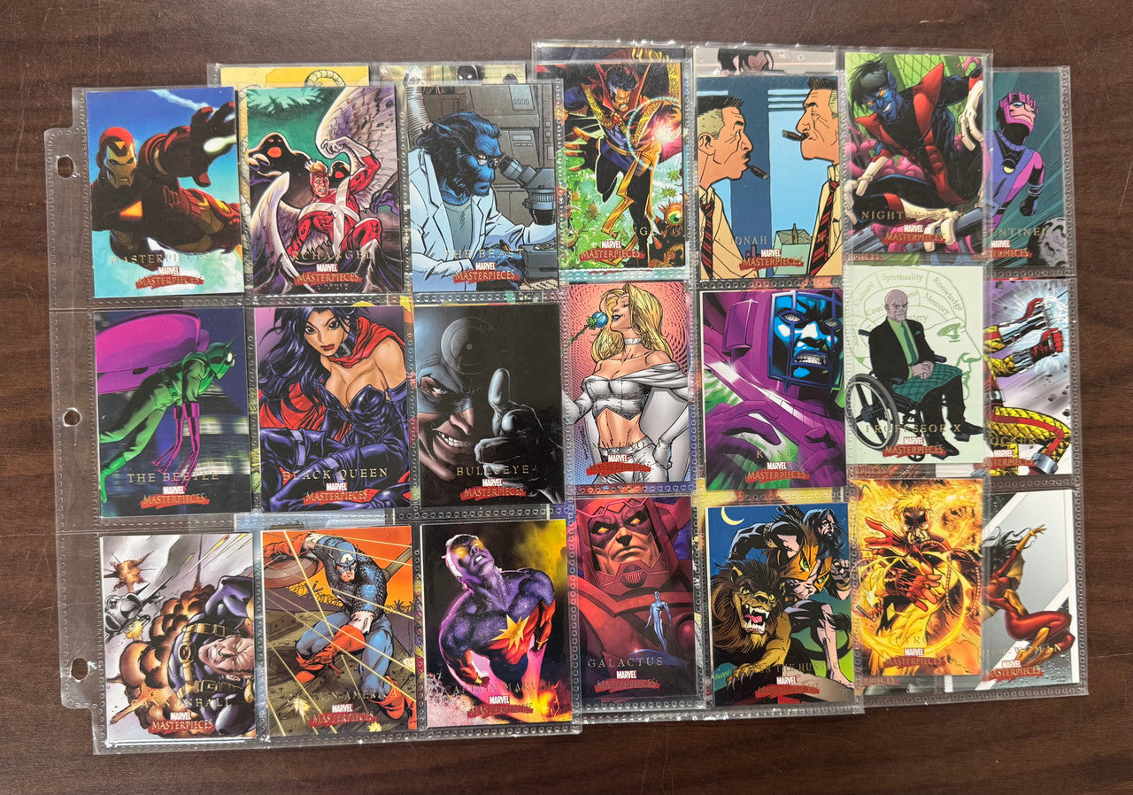 2008 Skybox Marvel Masterpieces Series 2 Complete Set (90) NM