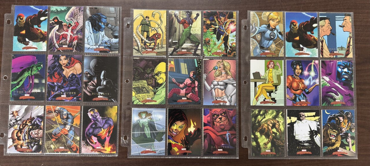 2008 Skybox Marvel Masterpieces Series 2 Complete Set (90) NM
