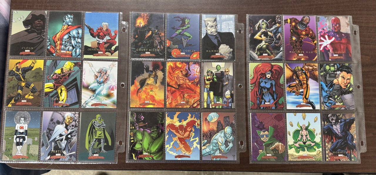 2008 Skybox Marvel Masterpieces Series 2 Complete Set (90) NM