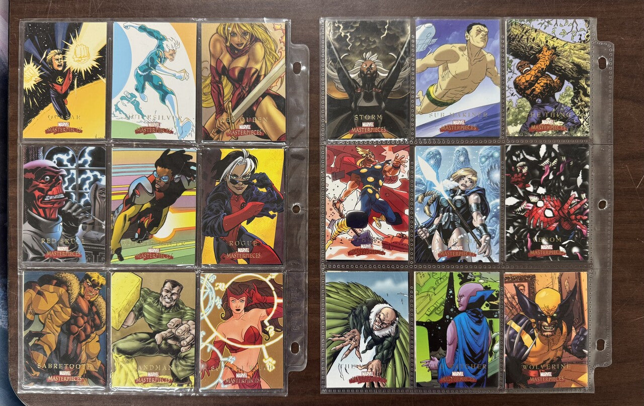 2008 Skybox Marvel Masterpieces Series 2 Complete Set (90) NM