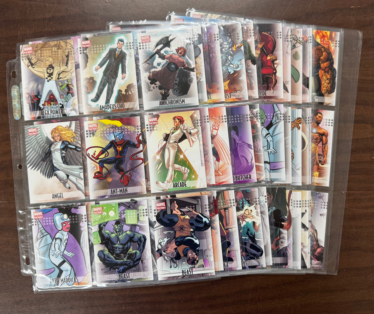 2013 Upper Deck Marvel Now! Complete Set (100) Black Print NM