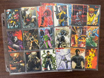 2009 Rittenhouse Marvel X-Men Archives Complete Set (72) NM