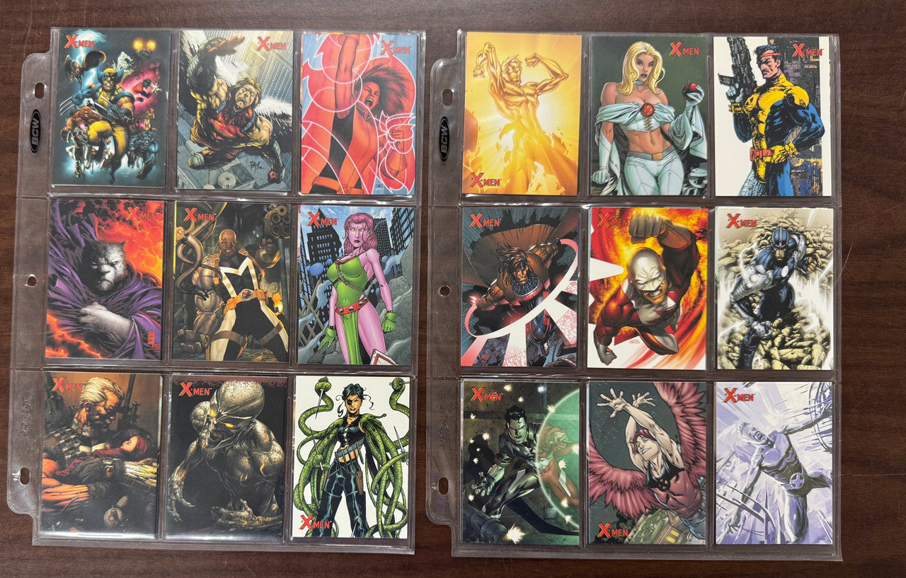 2009 Rittenhouse Marvel X-Men Archives Complete Set (72) NM