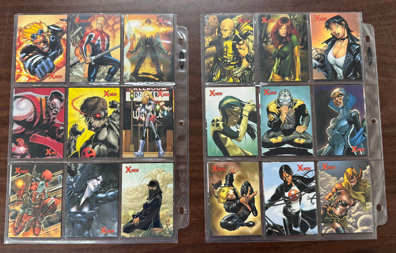 2009 Rittenhouse Marvel X-Men Archives Complete Set (72) NM