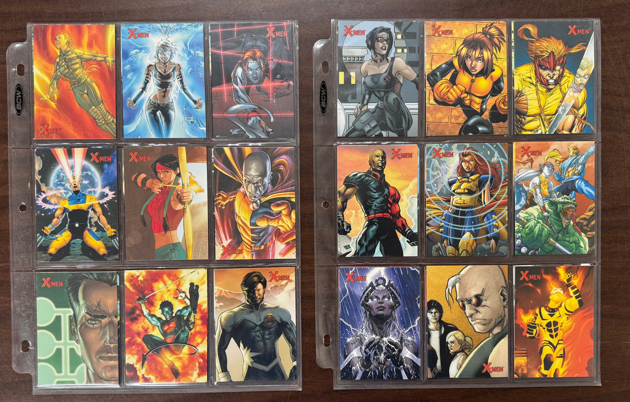 2009 Rittenhouse Marvel X-Men Archives Complete Set (72) NM