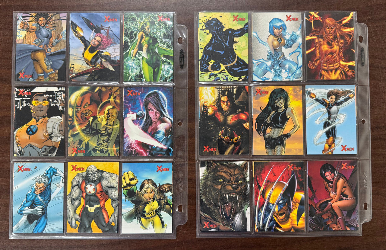 2009 Rittenhouse Marvel X-Men Archives Complete Set (72) NM