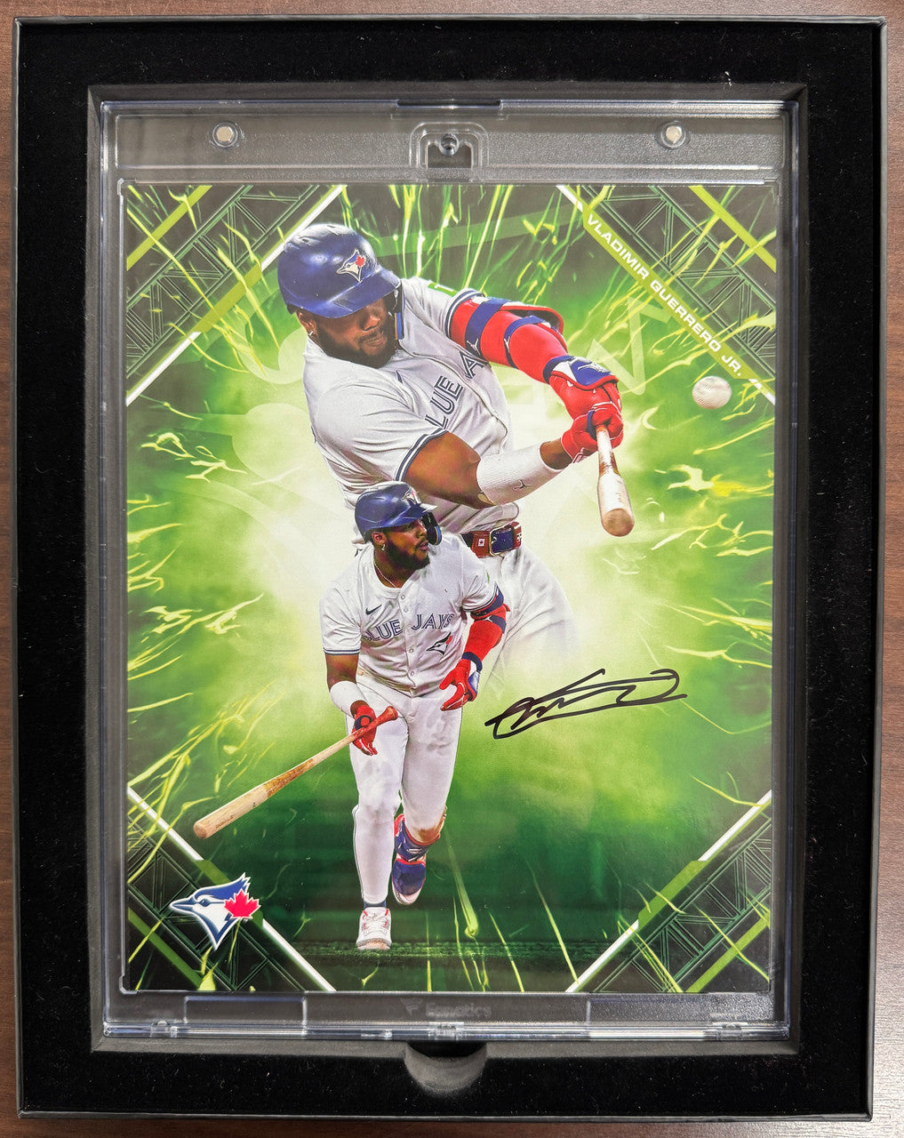 2025 Fanatics Under Wraps Emanate Vladimir Guerrero Jr. 8x10 Auto Green /99