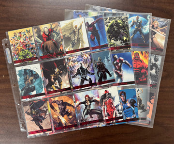 2012 Rittenhouse Marvel Greatest Heroes Complete Set (81) + P1 Card NM