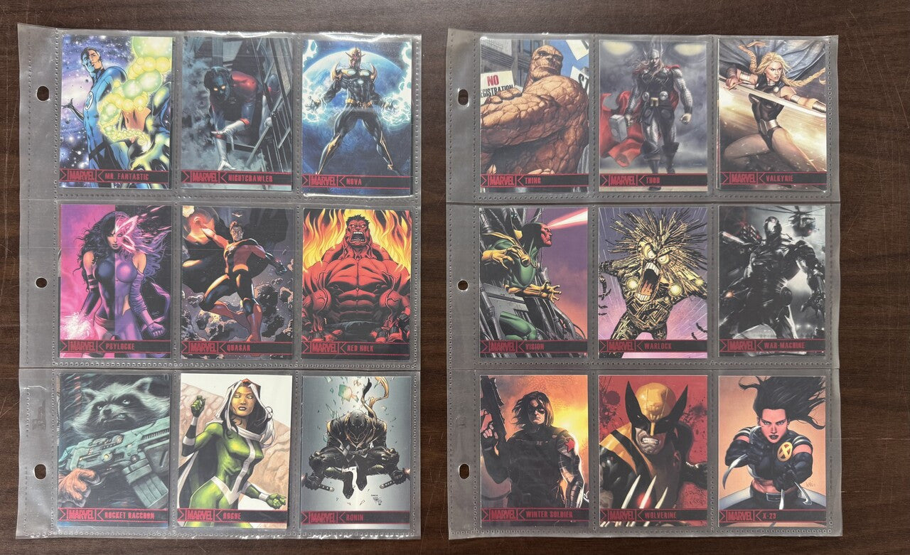 2012 Rittenhouse Marvel Greatest Heroes Complete Set (81) + P1 Card NM