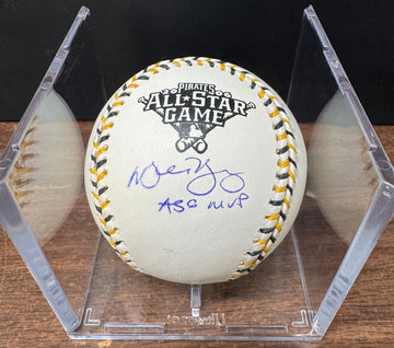 Michael Young Signed Autographed Inscribed 2006 MLB All-Star Game Baseball JSA