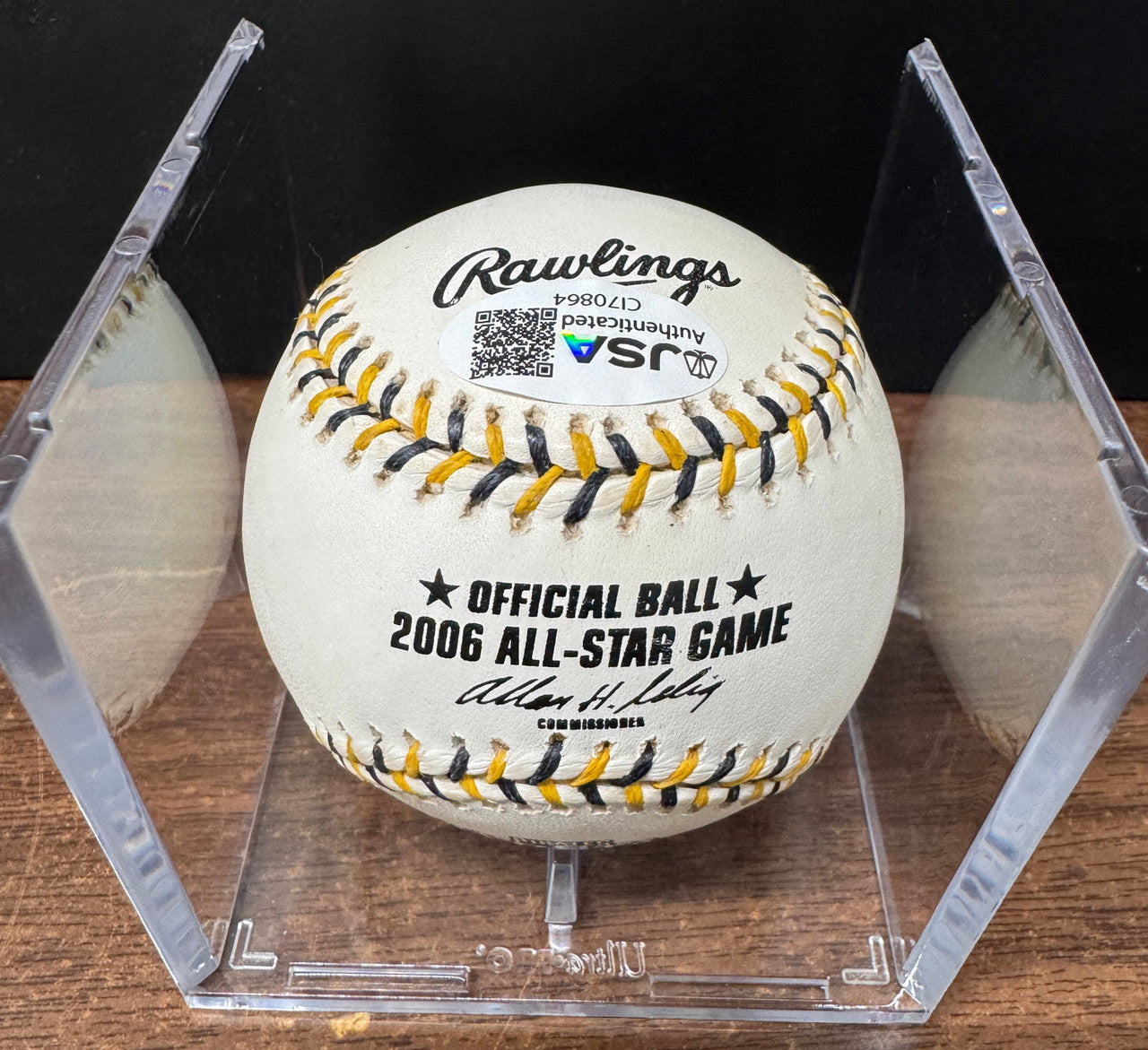 Michael Young Signed Autographed Inscribed 2006 MLB All-Star Game Baseball JSA