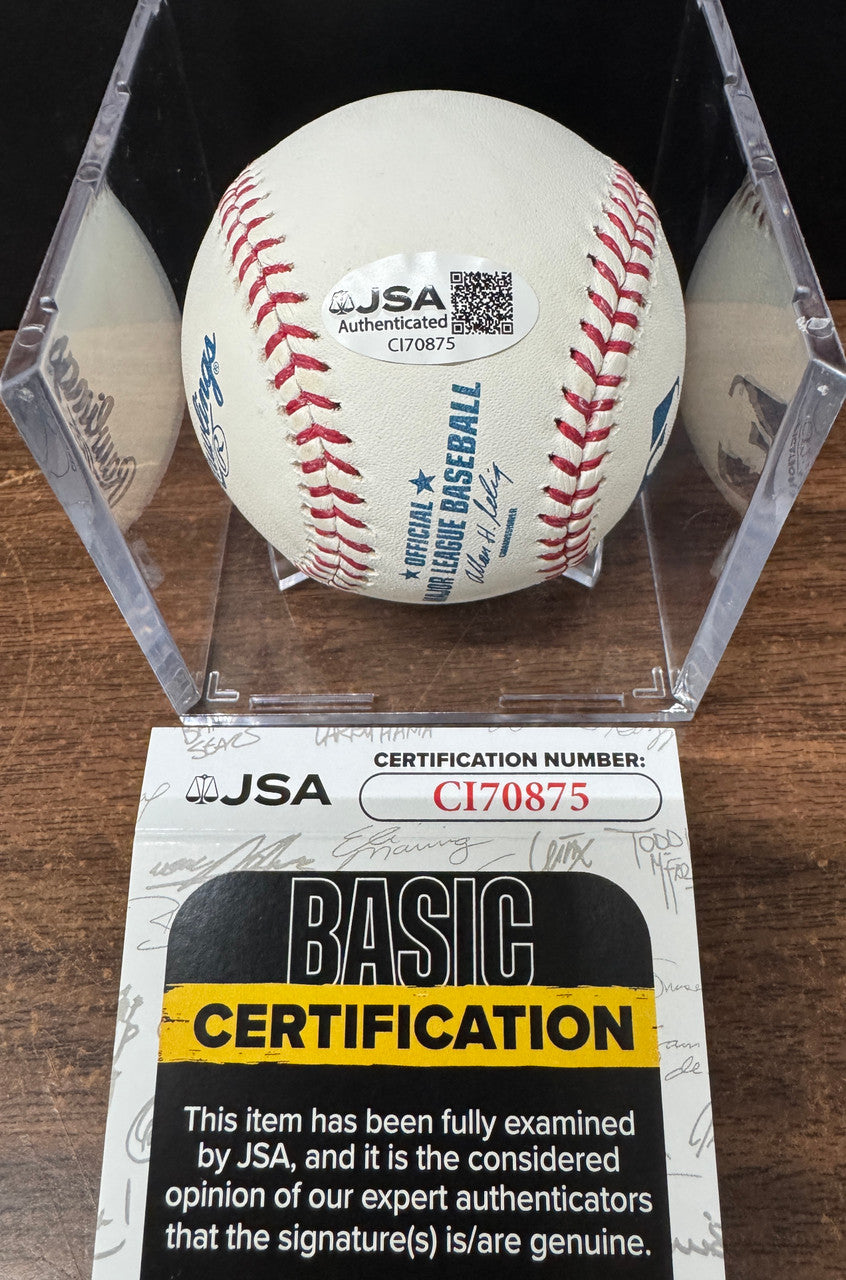 Byron Buxton Signed Autographed Rawlings OML Baseball JSA *875