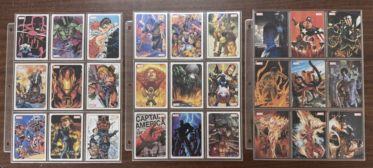 2010 Rittenhouse 70 Years of Marvel Complete Metallic Ink Set (72) + Tribute NM