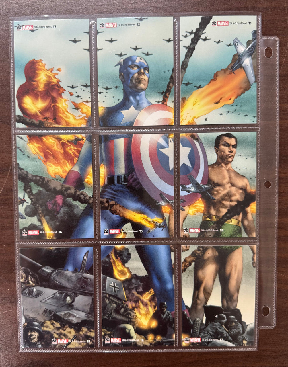 2010 Rittenhouse 70 Years of Marvel Complete Metallic Ink Set (72) + Tribute NM