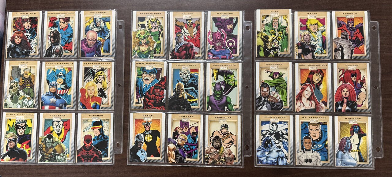 2014 Rittenhouse 75 Years of Marvel Comics Complete Card Set (90) NM