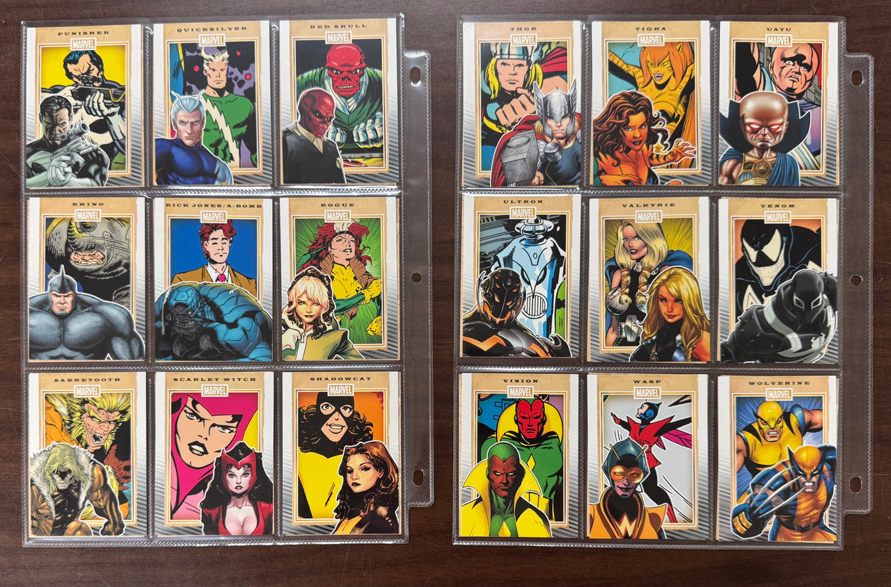 2014 Rittenhouse 75 Years of Marvel Comics Complete Card Set (90) NM