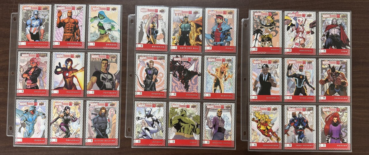 2017-18 Upper Deck Marvel Annual Complete Card Set (150) NM