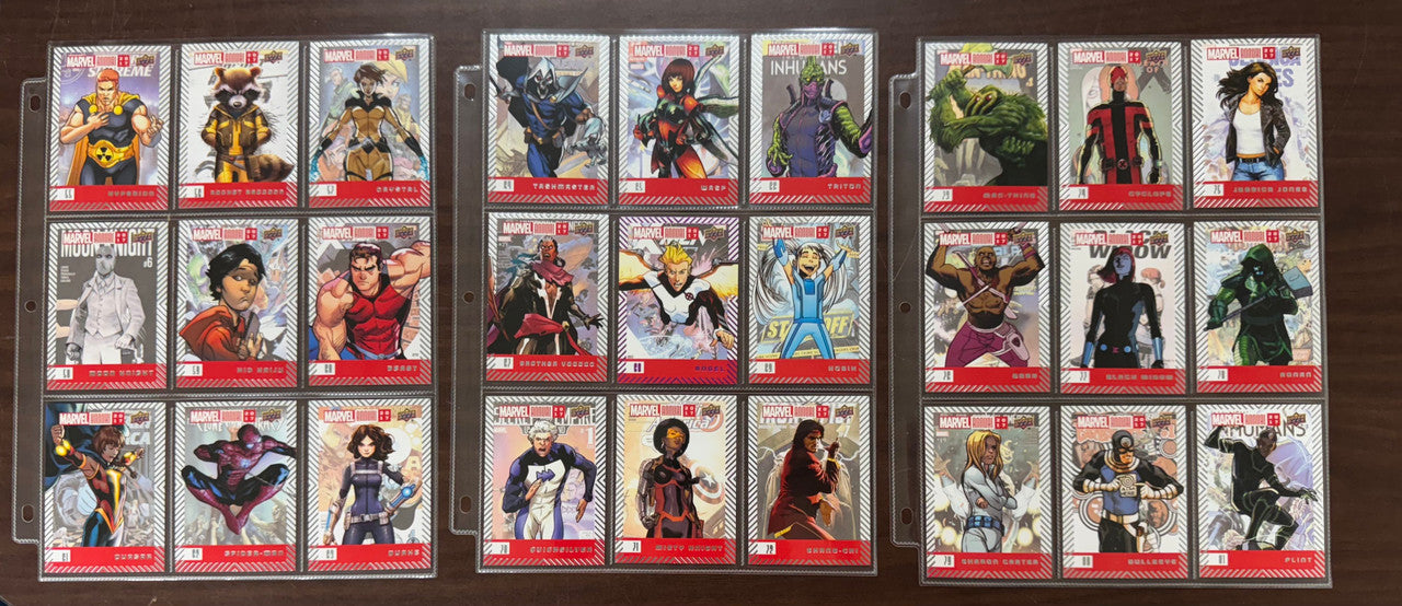 2017-18 Upper Deck Marvel Annual Complete Card Set (150) NM