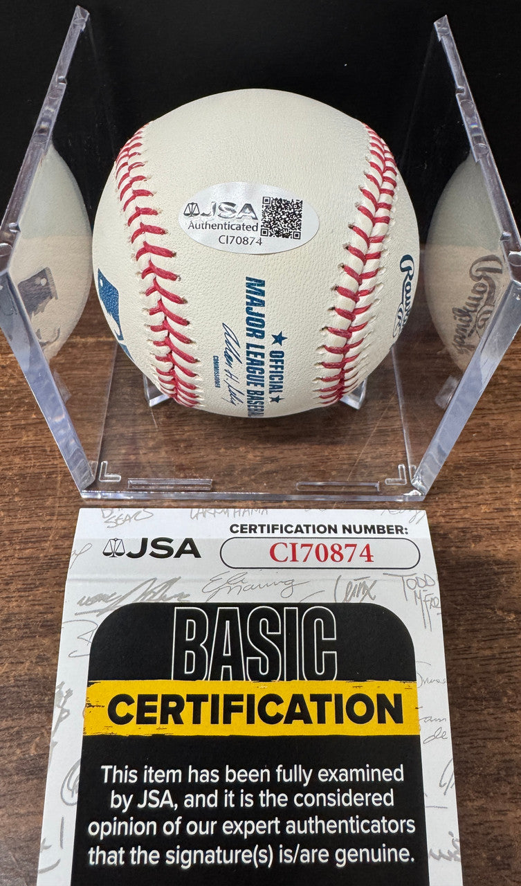 Byron Buxton Signed Autographed Rawlings OML Baseball JSA *874