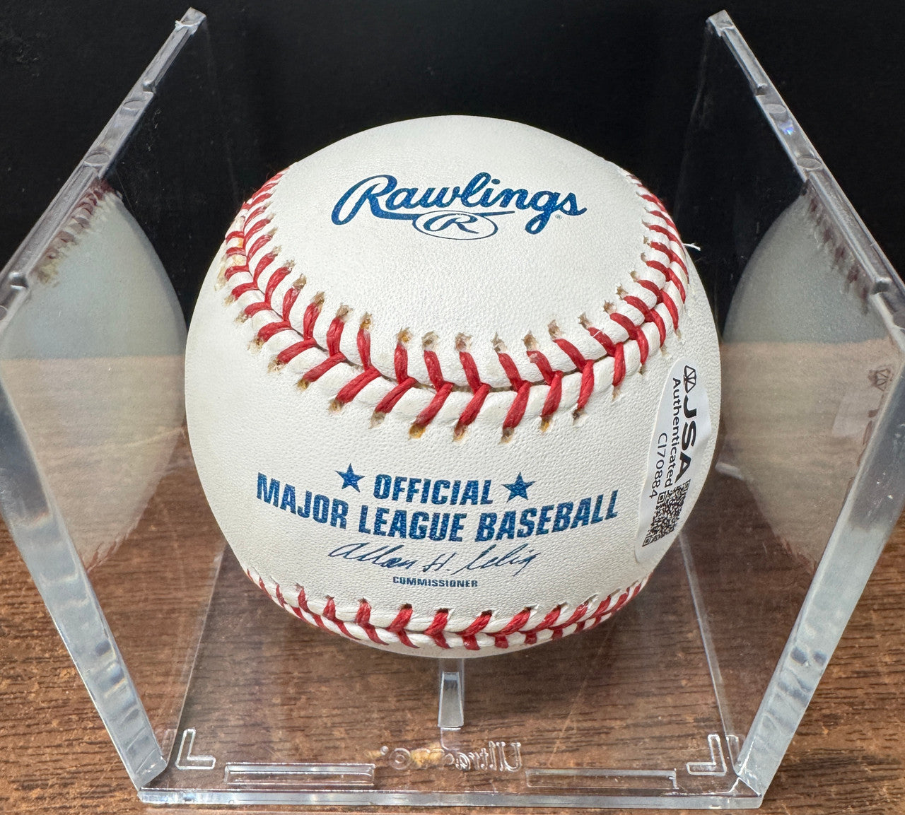 Ryan Howard Signed Autographed Rawlings OML Baseball JSA *884