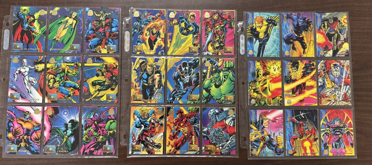 1994 Fleer Marvel Universe Series 5 Complete Card Set (200) NM