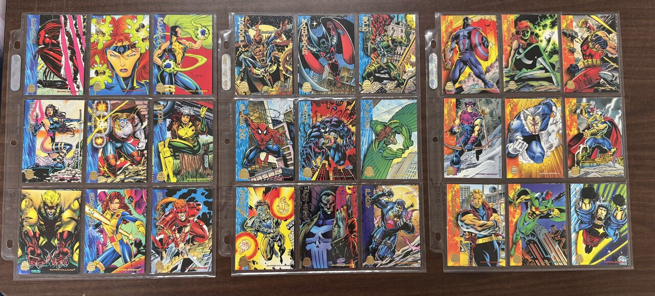 1994 Fleer Marvel Universe Series 5 Complete Card Set (200) NM