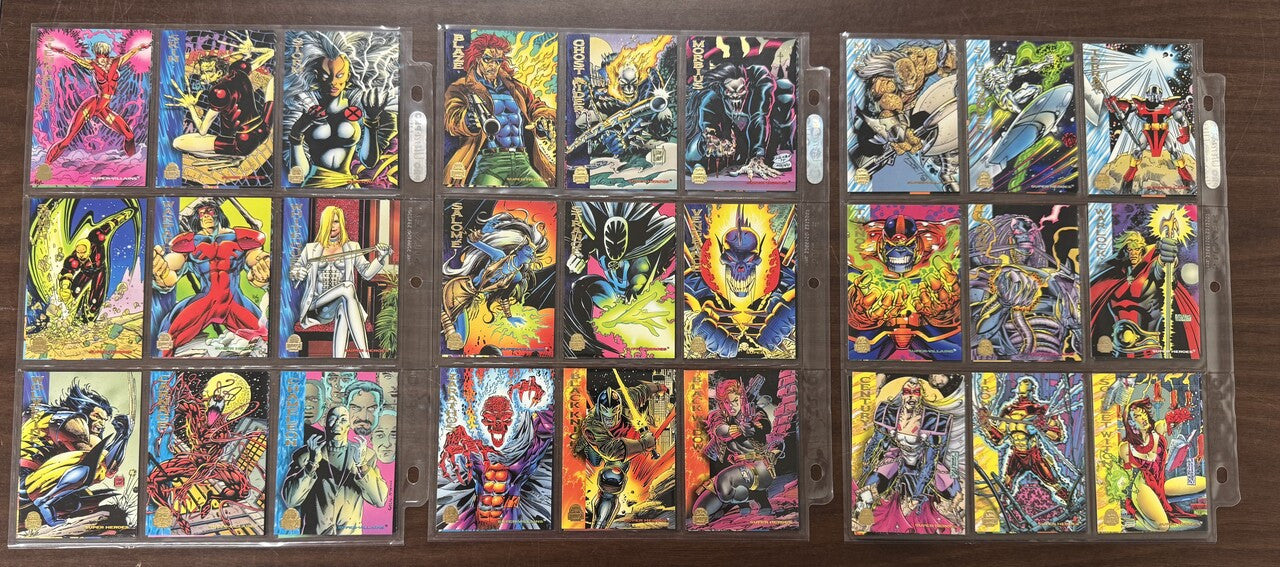 1994 Fleer Marvel Universe Series 5 Complete Card Set (200) NM
